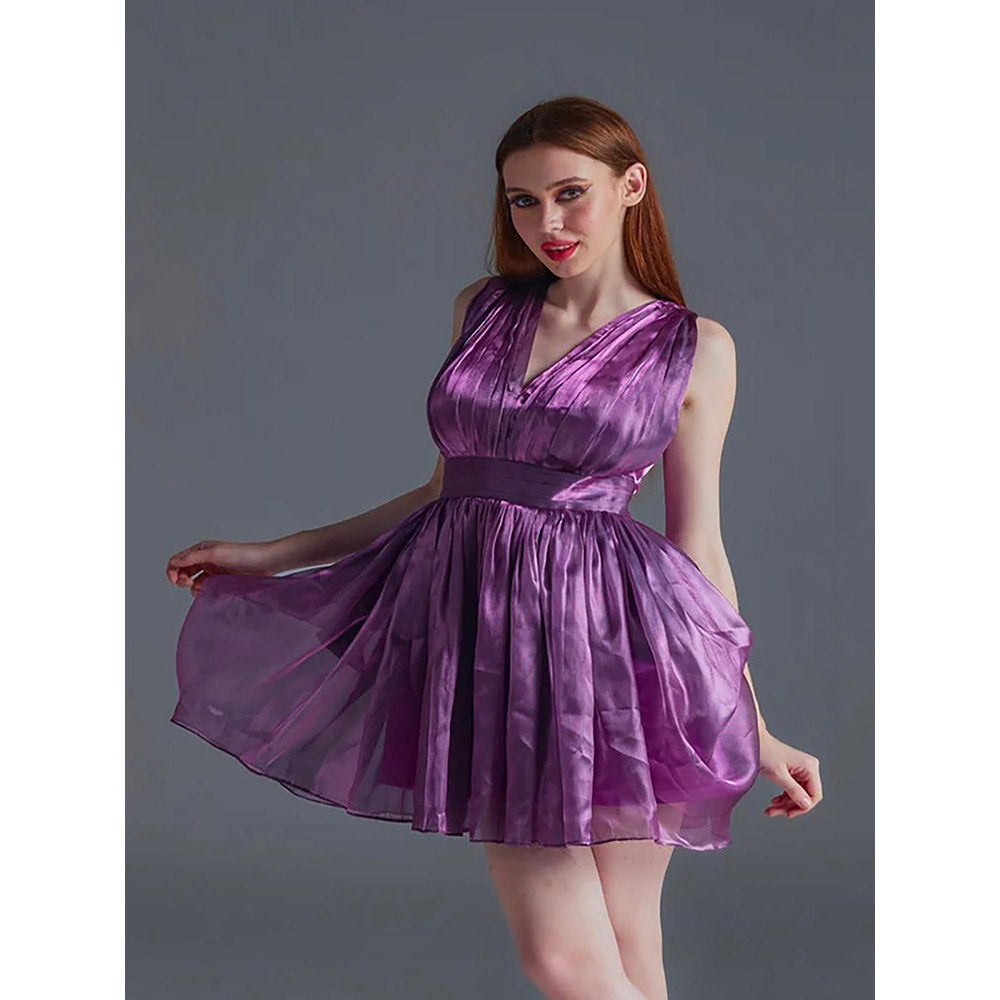 Kayjay by Kritika Jain Dollar Purple Mini Dress