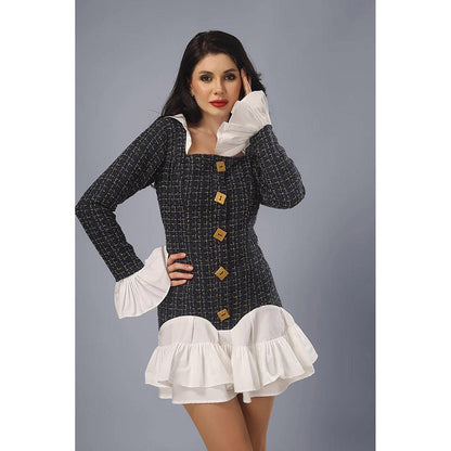 Kayjay by Kritika Jain European Navy Blue Mini Dress