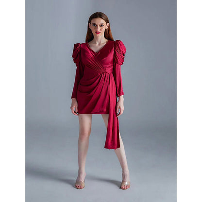 Kayjay by Kritika Jain Khloe Red Mini Dress