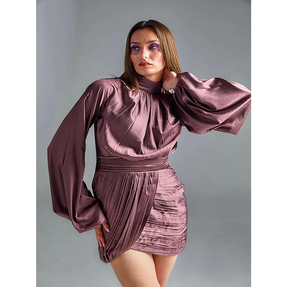 Kayjay by Kritika Jain Lisa Mauve Mini Dress