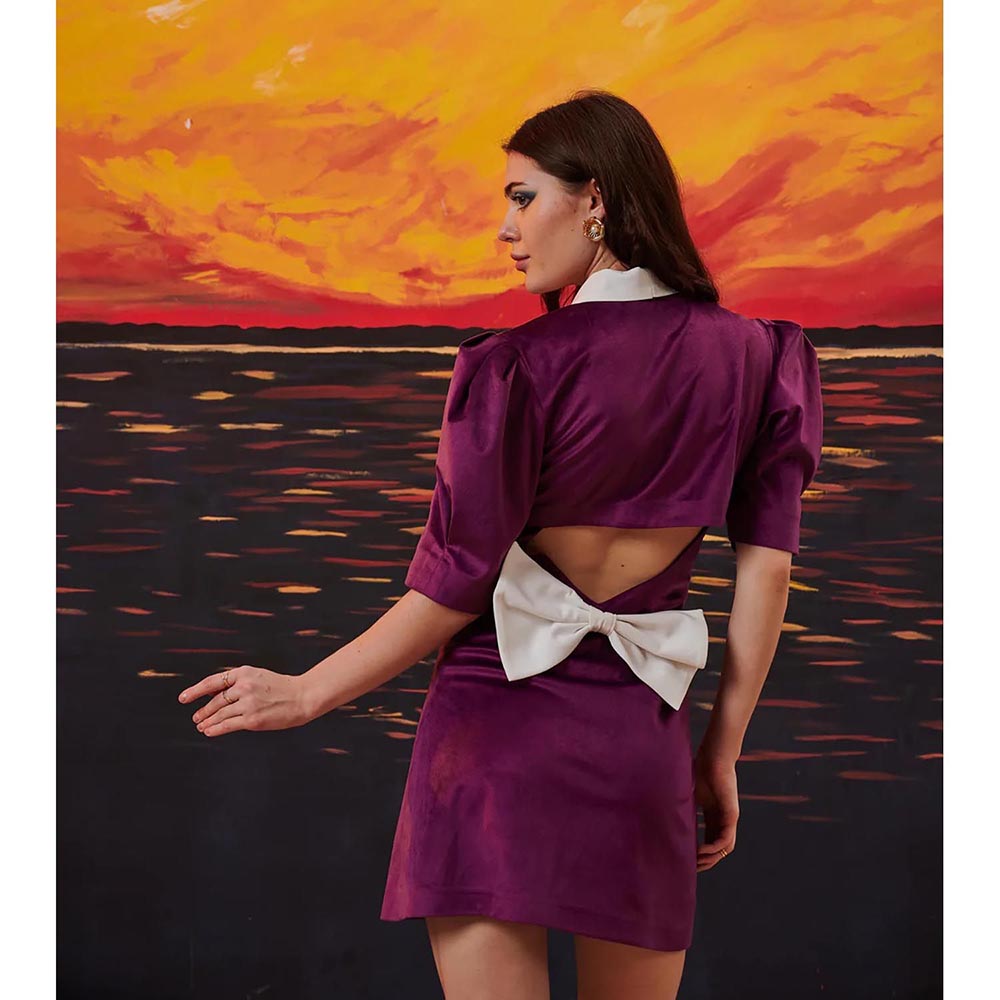 Kayjay by Kritika Jain Maiden Purple Mini Dress