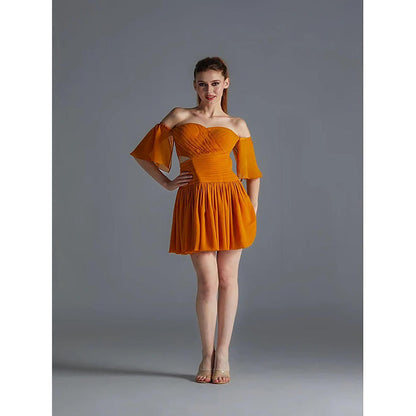 Kayjay by Kritika Jain Mustard Mind Mustard Mini Dress