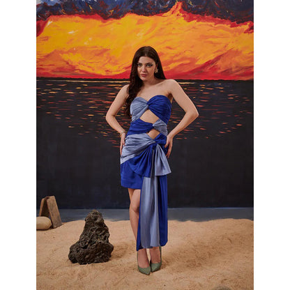 Kayjay by Kritika Jain Water Baby Blue Mini Dress