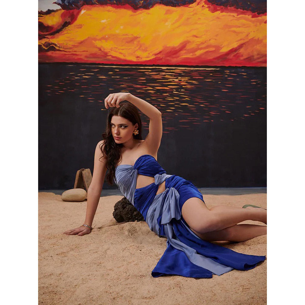 Kayjay by Kritika Jain Water Baby Blue Mini Dress