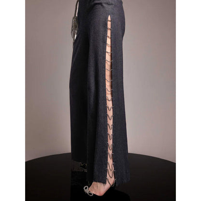 Kayjay by Kritika Jain Black Embellished Co-Ord (Set of 2)