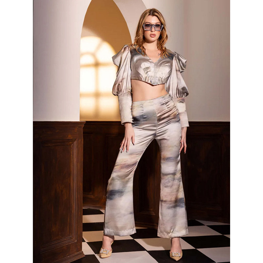 Kayjay by Kritika Jain Multi-Color Tie & Dye Co-Ord (Set of 2)