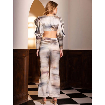 Kayjay by Kritika Jain Multi-Color Tie & Dye Co-Ord (Set of 2)