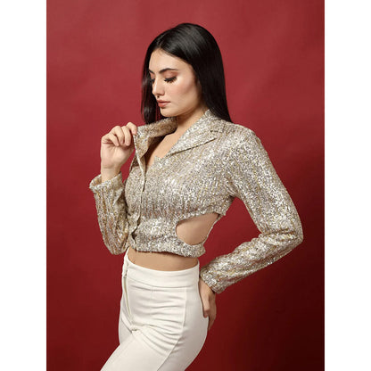 Kayjay by Kritika Jain Multi-Color Embellished Co-Ord (Set of 2)