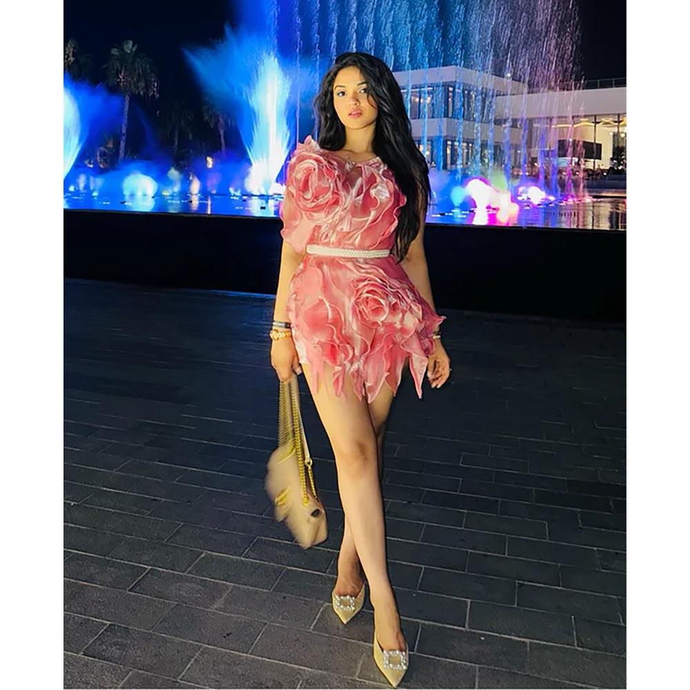 Kayjay by Kritika Jain Petal Like Layer Runway Dress