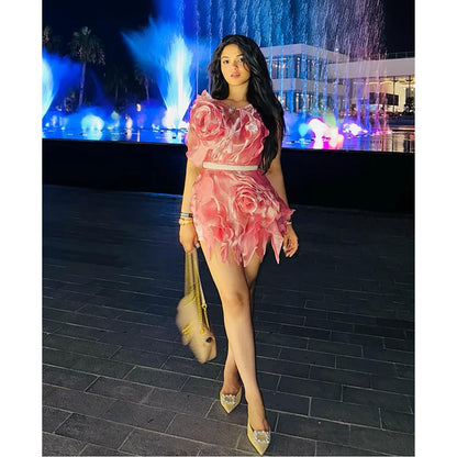 Kayjay by Kritika Jain Petal Like Layer Runway Dress