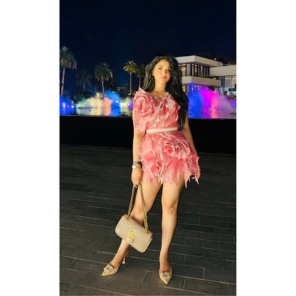 Kayjay by Kritika Jain Petal Like Layer Runway Dress