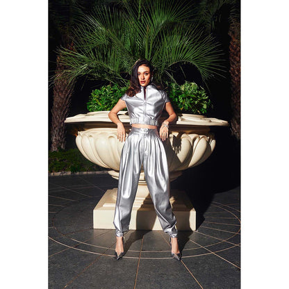 Kay Kay BY KKHUSHI SAHAII Neomi Silver Co-Ord Set