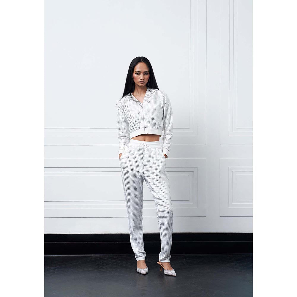 Kay Kay BY KKHUSHI SAHAII Lines Off White Co-Ord Set