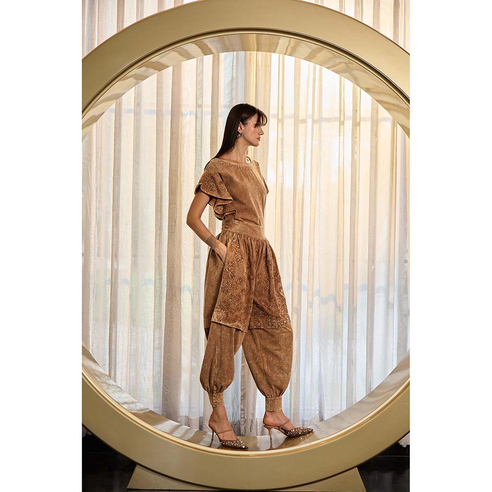 Kay Kay BY KKHUSHI SAHAII Milie Brown Co-Ord Set