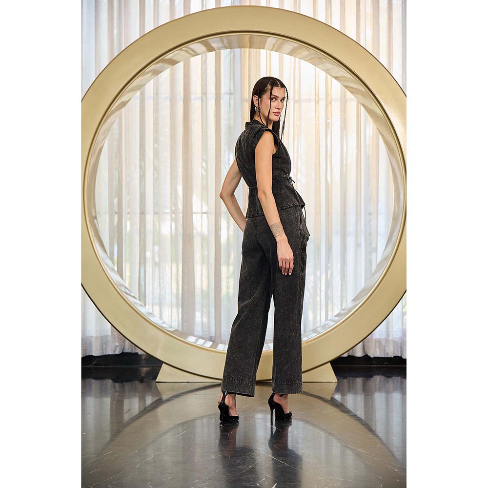 Kay Kay BY KKHUSHI SAHAII Duli Denim Black Co-Ord Set
