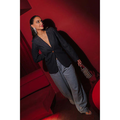 Kay Kay BY KKHUSHI SAHAII Naomi Swarovski Embellished Denim Jeans