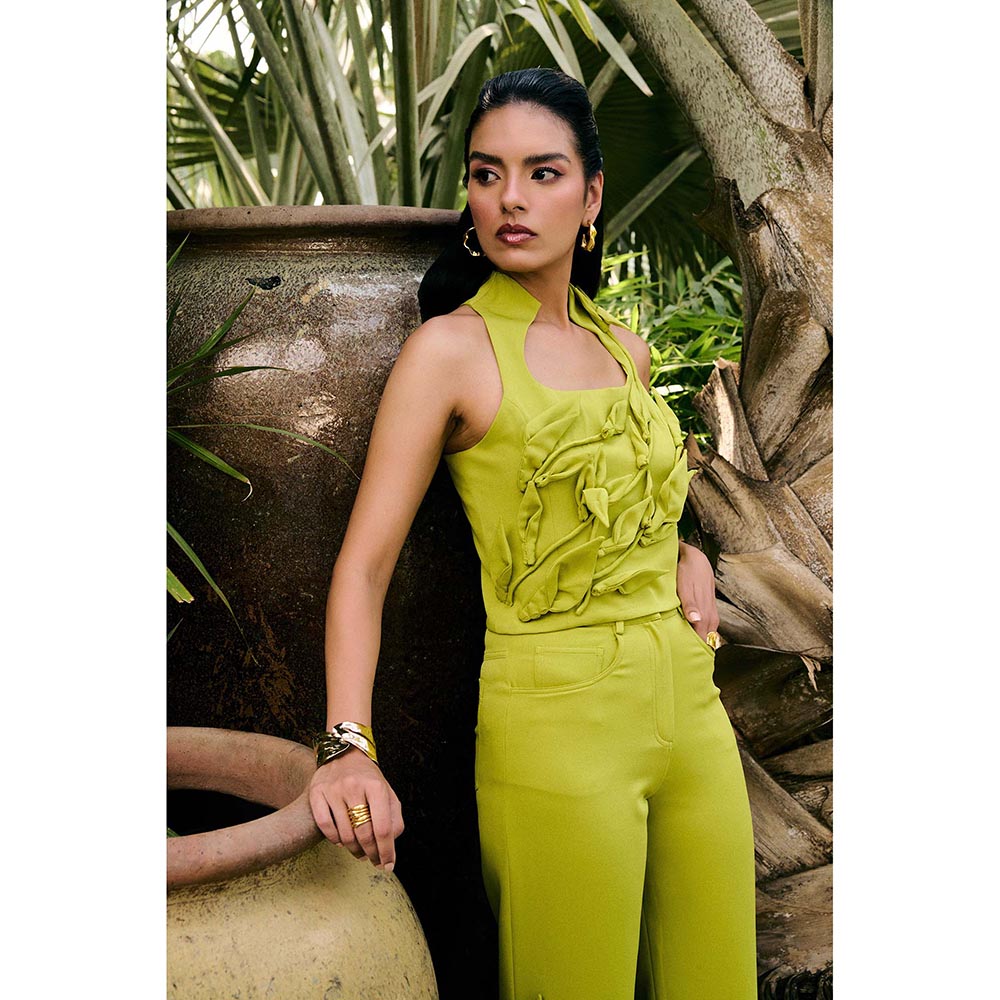 Kay Kay BY KKHUSHI SAHAII Noire Green Co-Ord Set