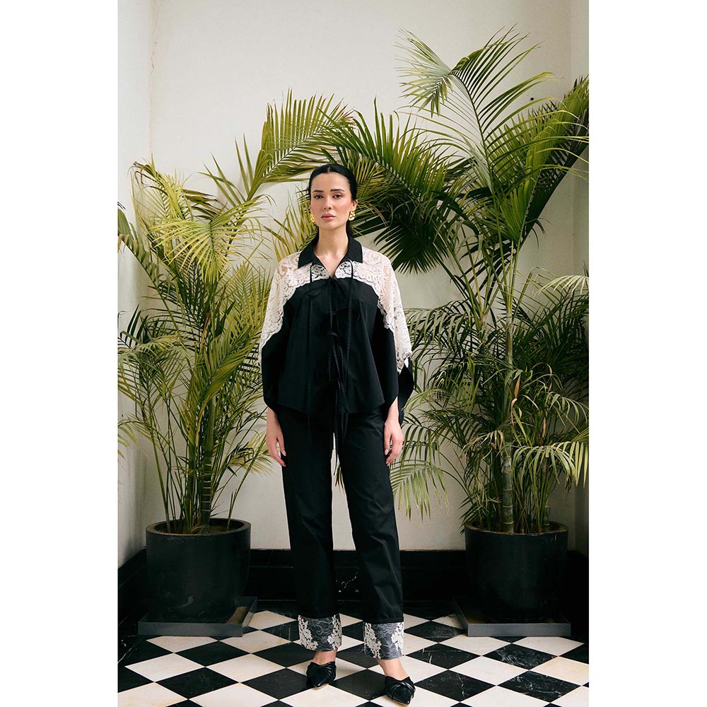 Kay Kay BY KKHUSHI SAHAII NY raze Black Co-Ord Set