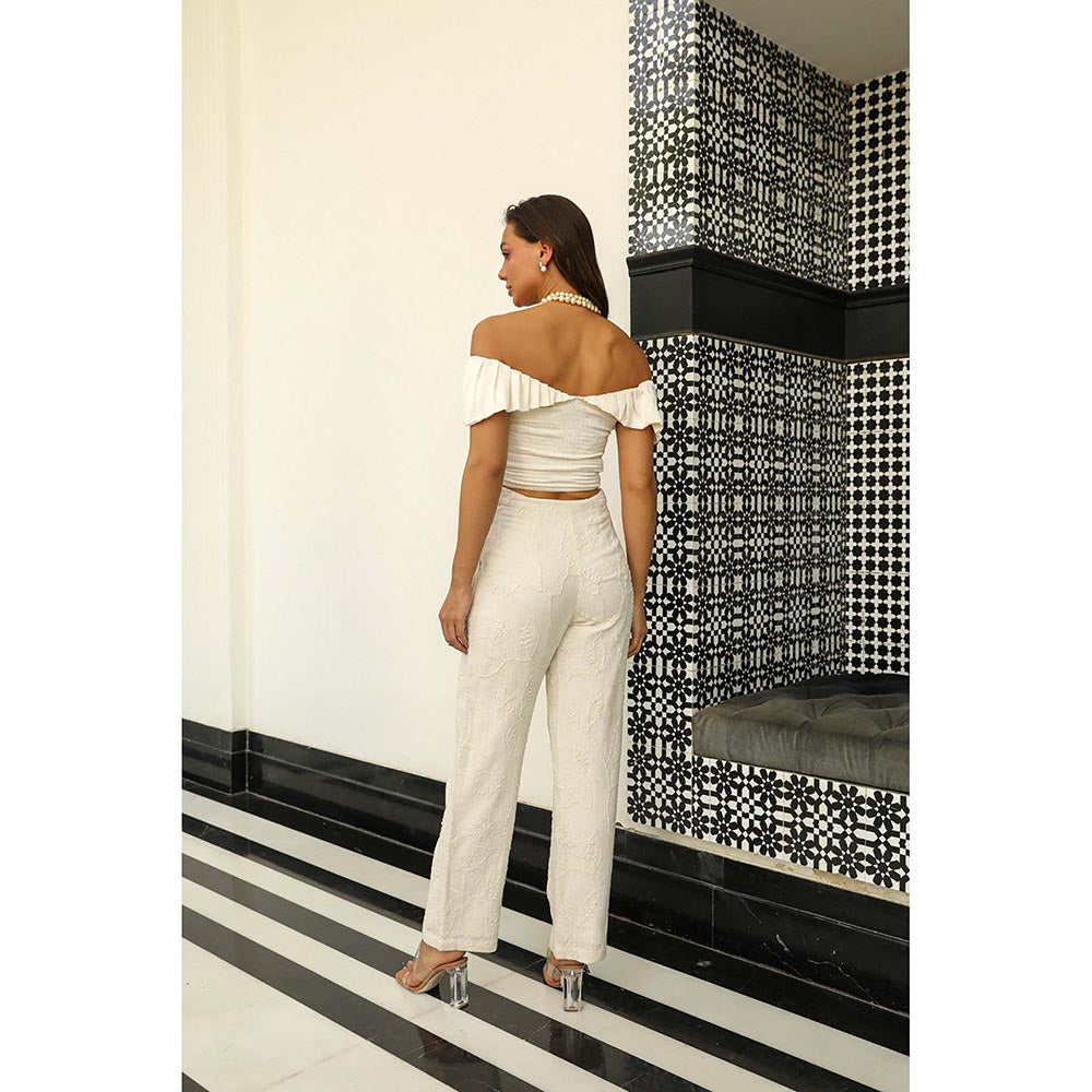 Kay Kay BY KKHUSHI SAHAII Riku Off White Co-Ord Set