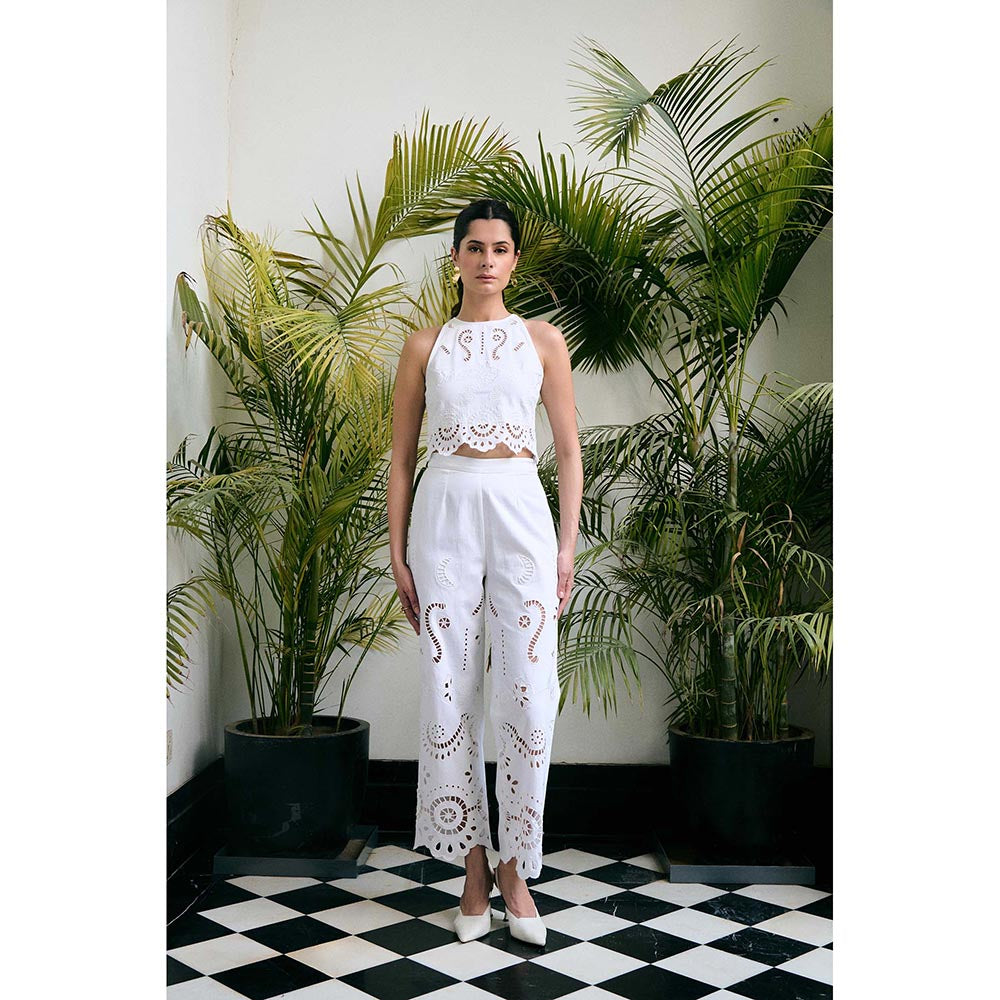 Kay Kay BY KKHUSHI SAHAII Veyra White Co-Ord Set
