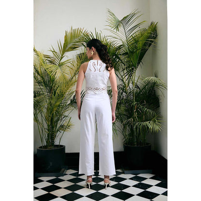 Kay Kay BY KKHUSHI SAHAII Veyra White Co-Ord Set