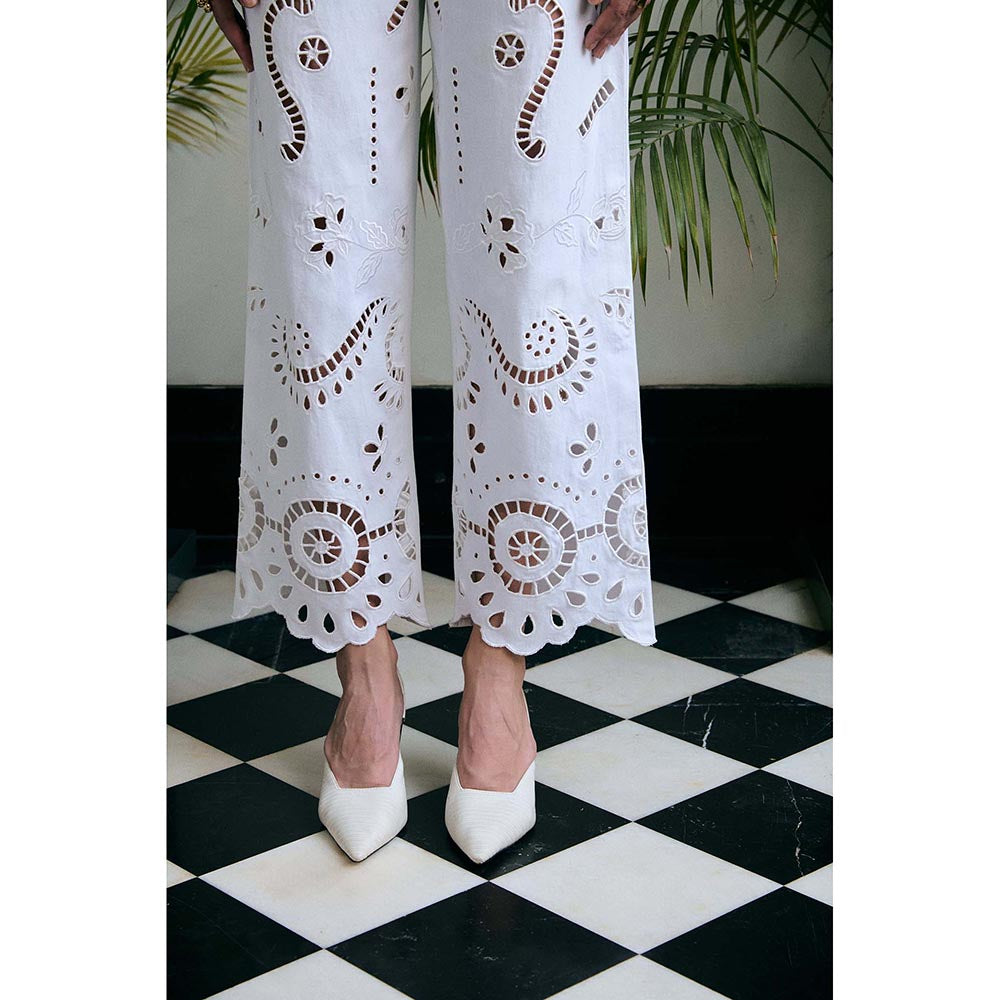 Kay Kay BY KKHUSHI SAHAII Veyra White Co-Ord Set