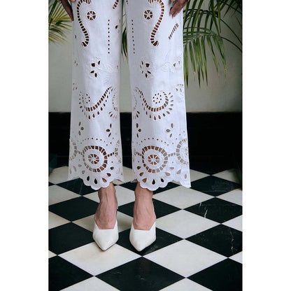 Kay Kay BY KKHUSHI SAHAII Veyra White Co-Ord Set