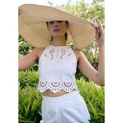 Kay Kay BY KKHUSHI SAHAII Veyra White Co-Ord Set