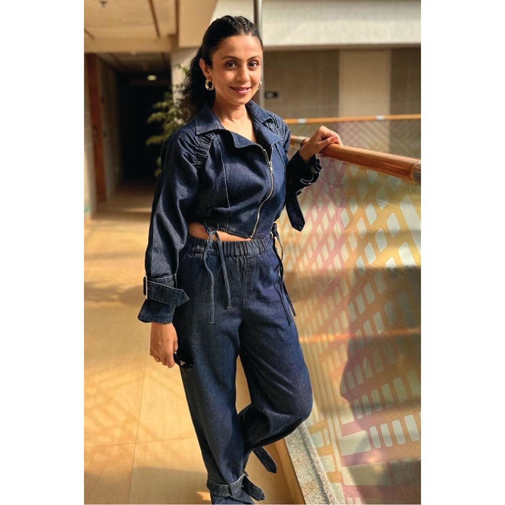 Kay Kay BY KKHUSHI SAHAII Blue Megan Denim Shirt And Pant