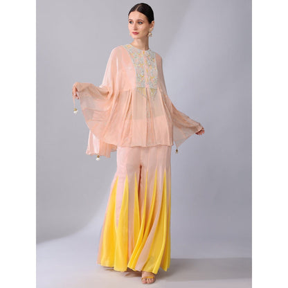 KEITH GOMES Pearl Sequins Embroidered Tunic & Sharara (Set of 2)