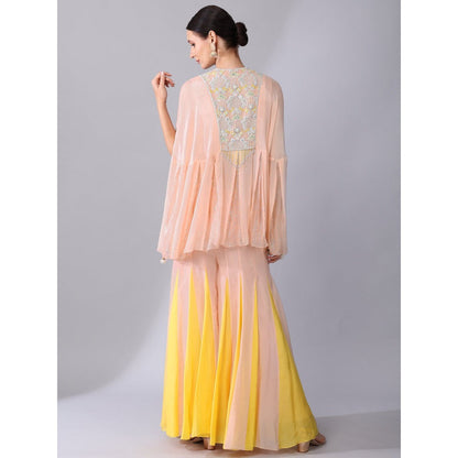 KEITH GOMES Pearl Sequins Embroidered Tunic & Sharara (Set of 2)