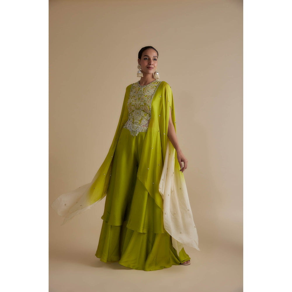 KEITH GOMES Bead Embroidered Cape for Women (Set of 2)