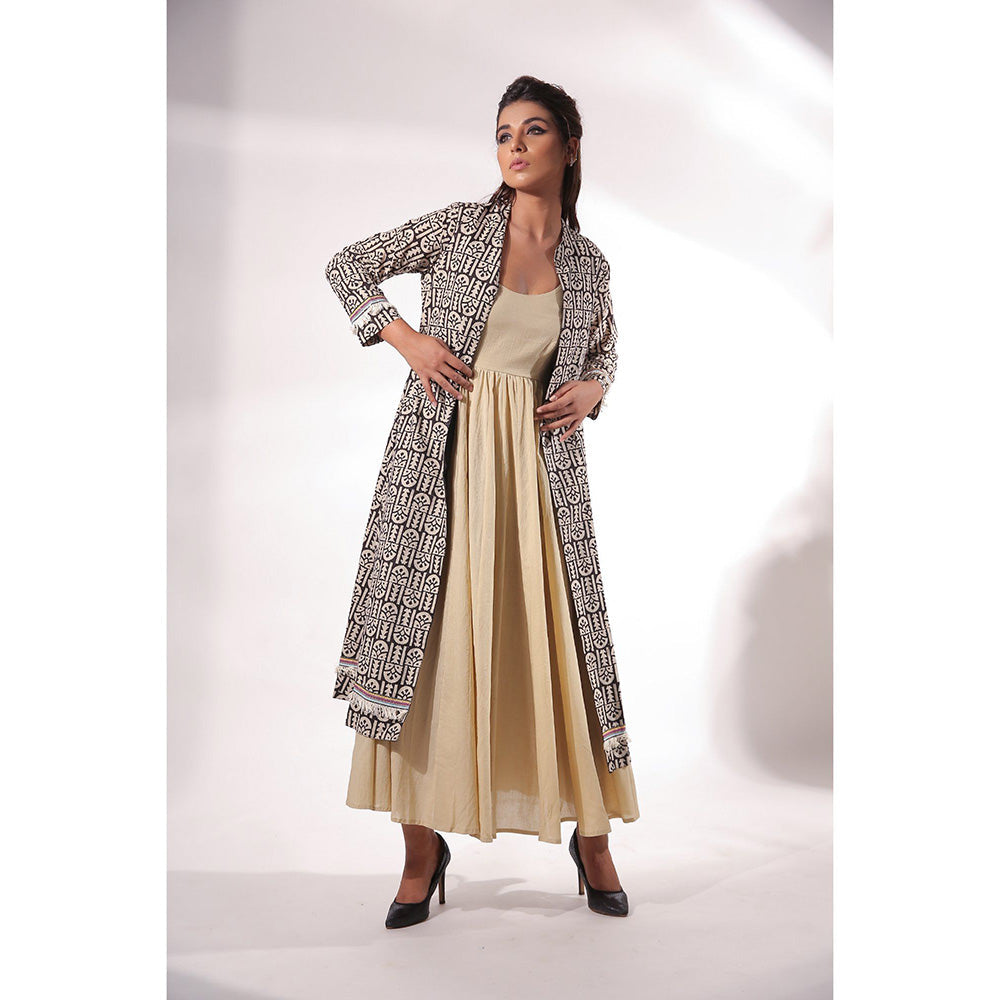 Keva Clothing Capri Maxi Dress with Cape (Set of 2)