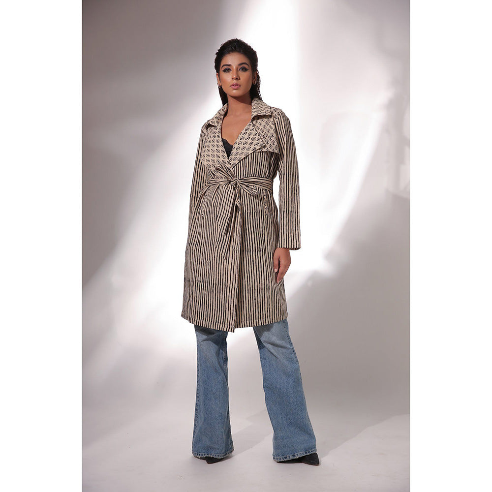 Keva Clothing Clara Overlays Trench Coat (Set of 2)