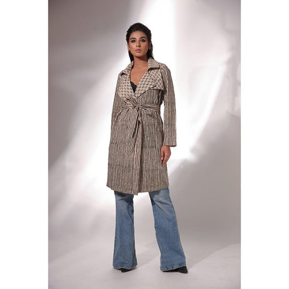 Keva Clothing Clara Overlays Trench Coat (Set of 2)