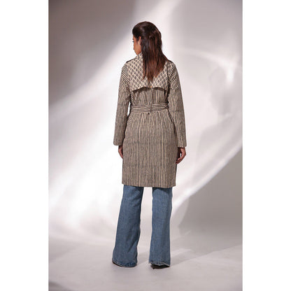 Keva Clothing Clara Overlays Trench Coat (Set of 2)