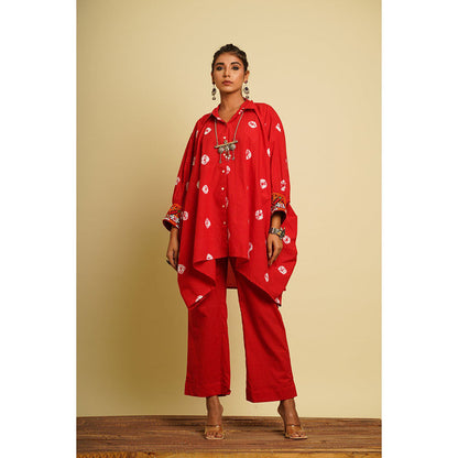 Keva Clothing Gauri Red Shirt