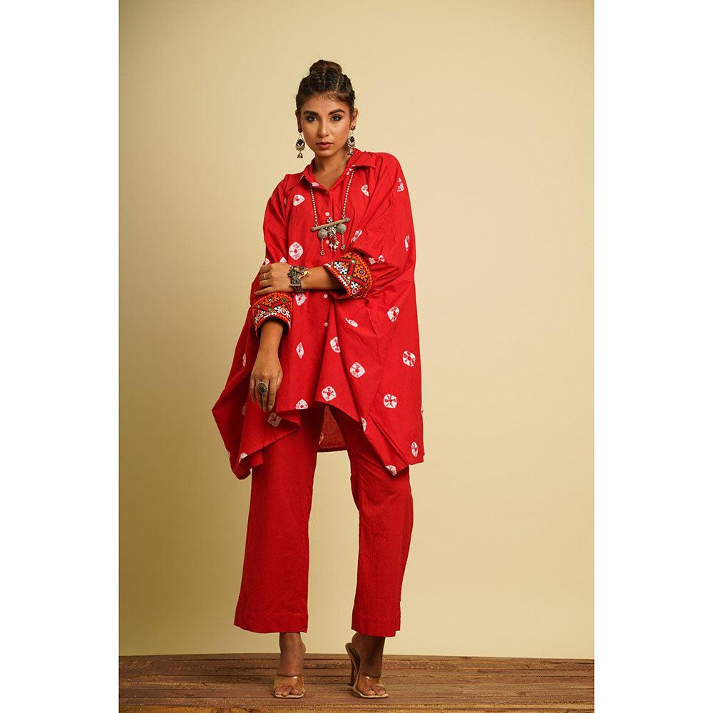 Keva Clothing Gauri Red Shirt