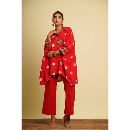 Keva Clothing Gauri Red Shirt