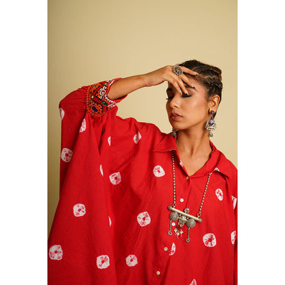 Keva Clothing Gauri Red Shirt