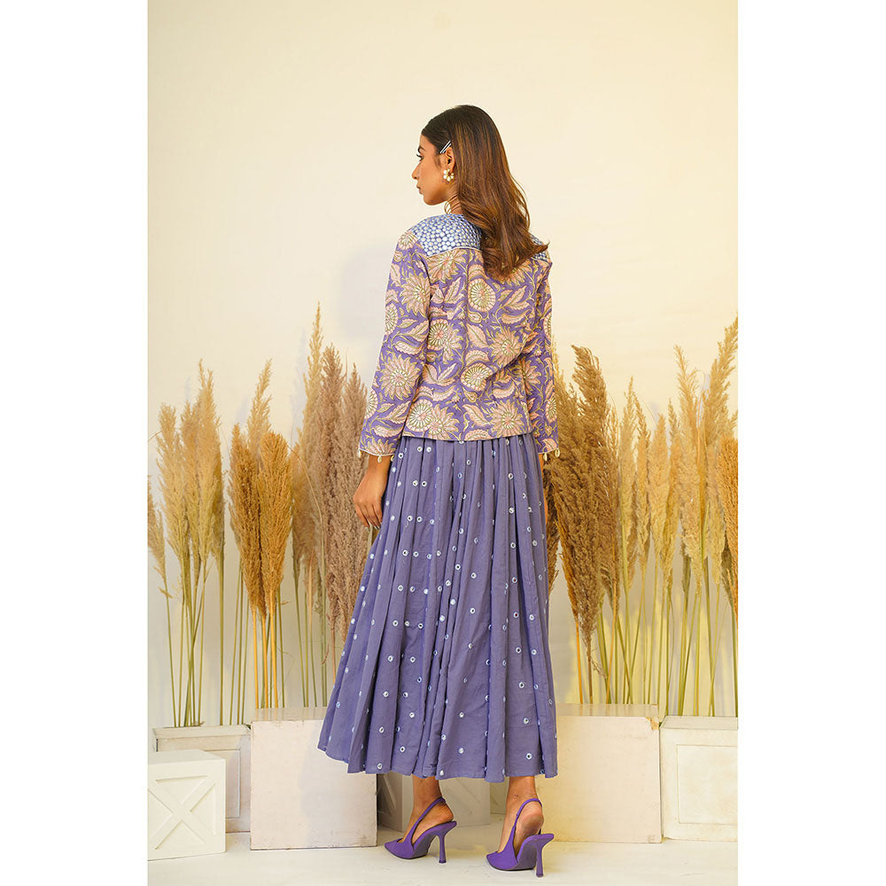 Keva Clothing Periwinkle Midi Dress (Set of 2)