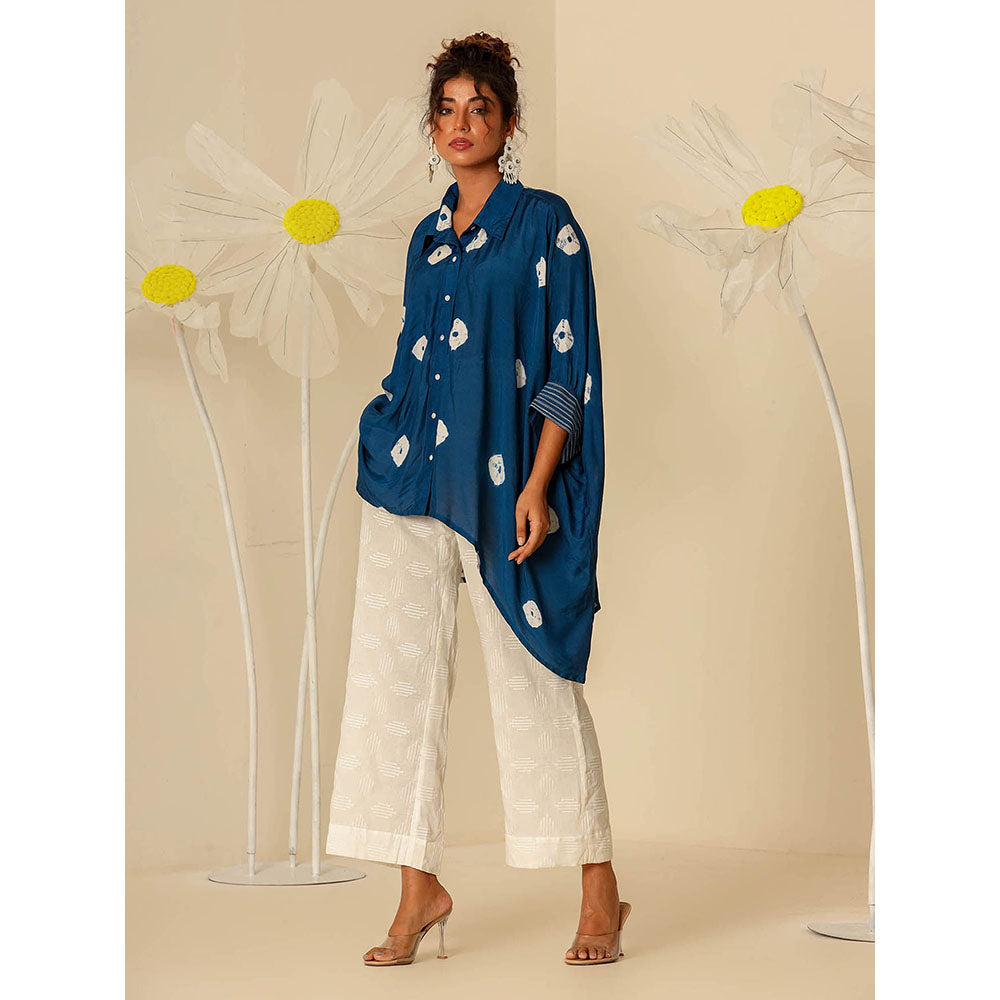 Keva Clothing Blue Kaftan Shirt