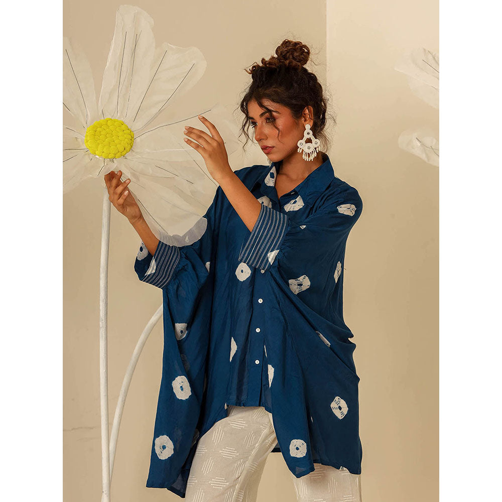 Keva Clothing Blue Kaftan Shirt