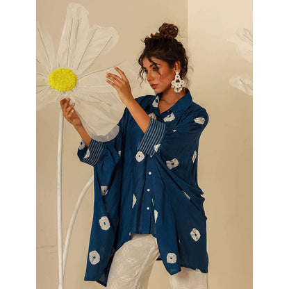 Keva Clothing Blue Kaftan Shirt