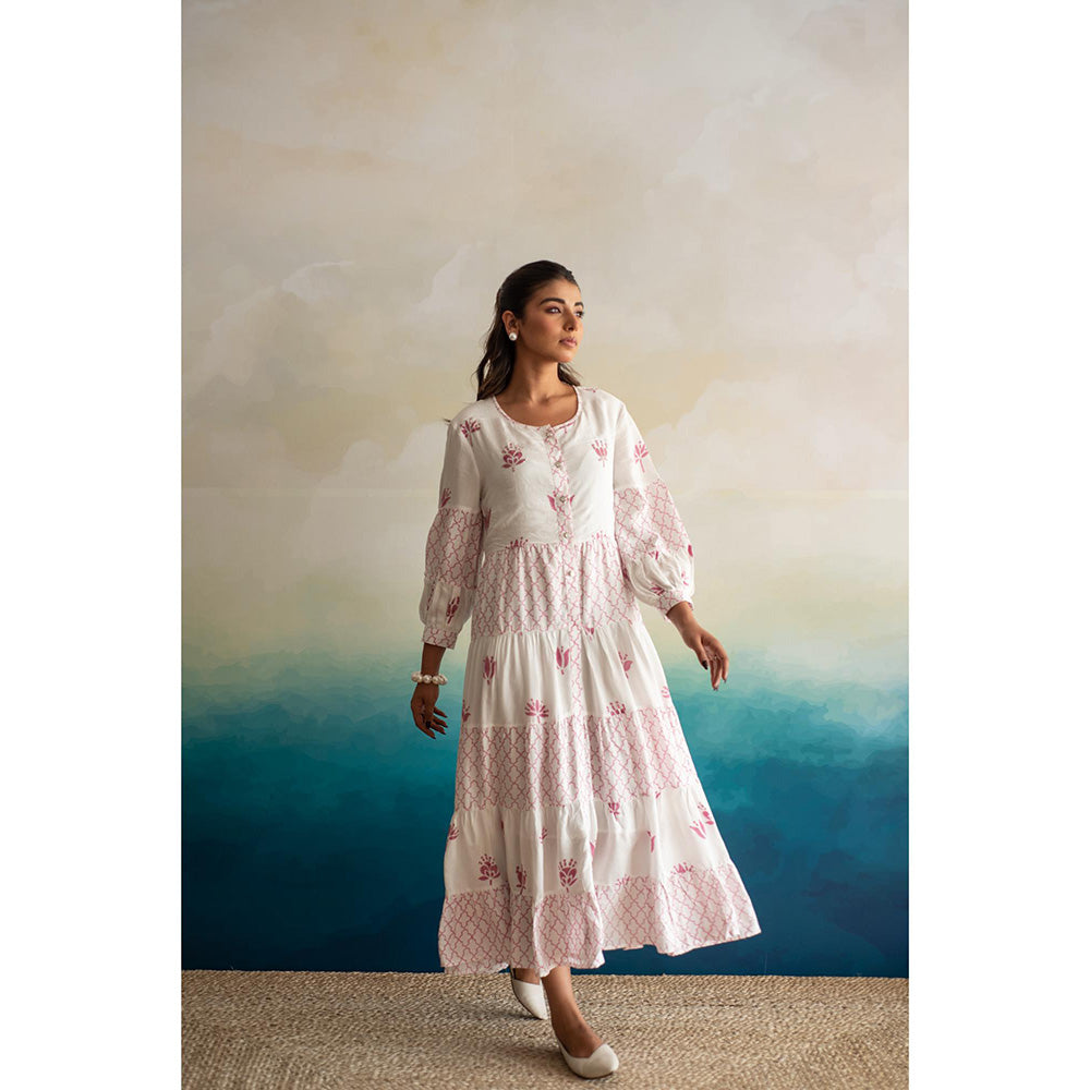 Keva Clothing Daisy - 3/4th Sleeves Tier Dress