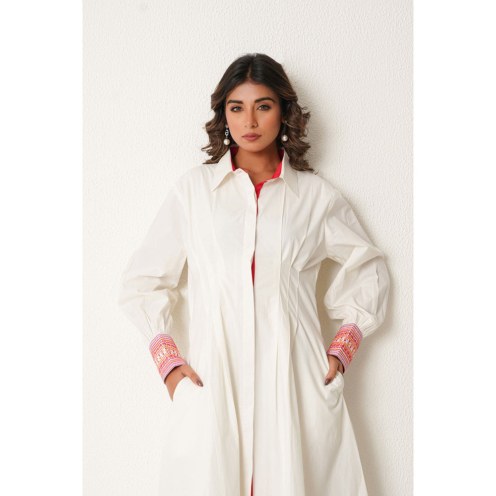 Keva Clothing Margarita Midi Dress - White