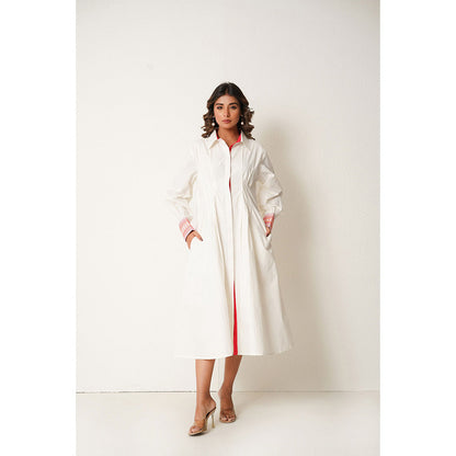 Keva Clothing Margarita Midi Dress - White