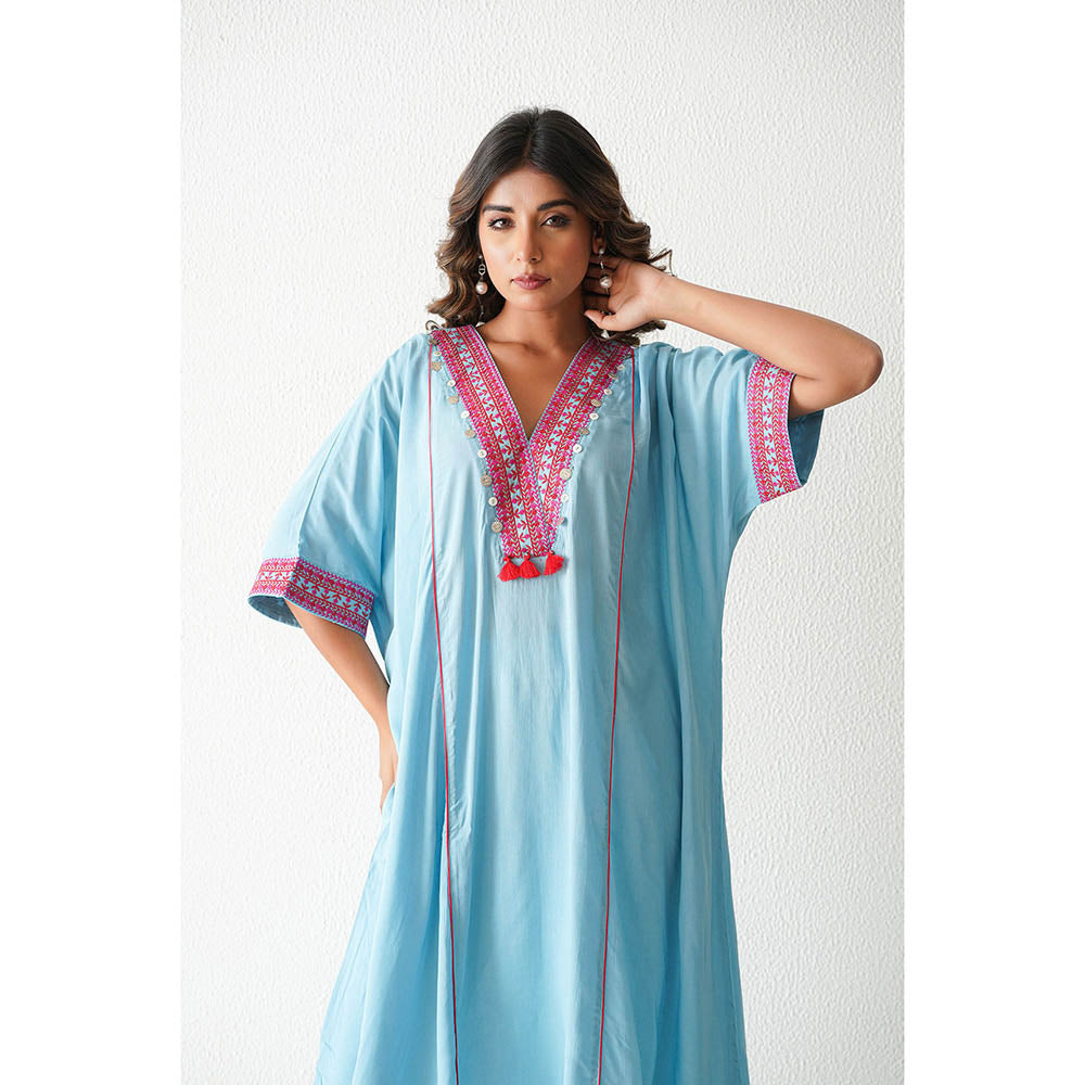 Keva Clothing Bramble Co-Ord - Baby Blue (Set of 2)