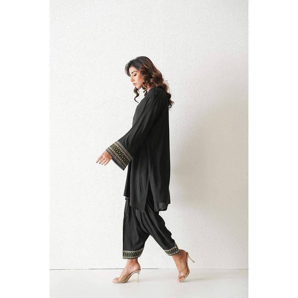 Keva Clothing Paloma Co-Ord - Black (Set of 2)