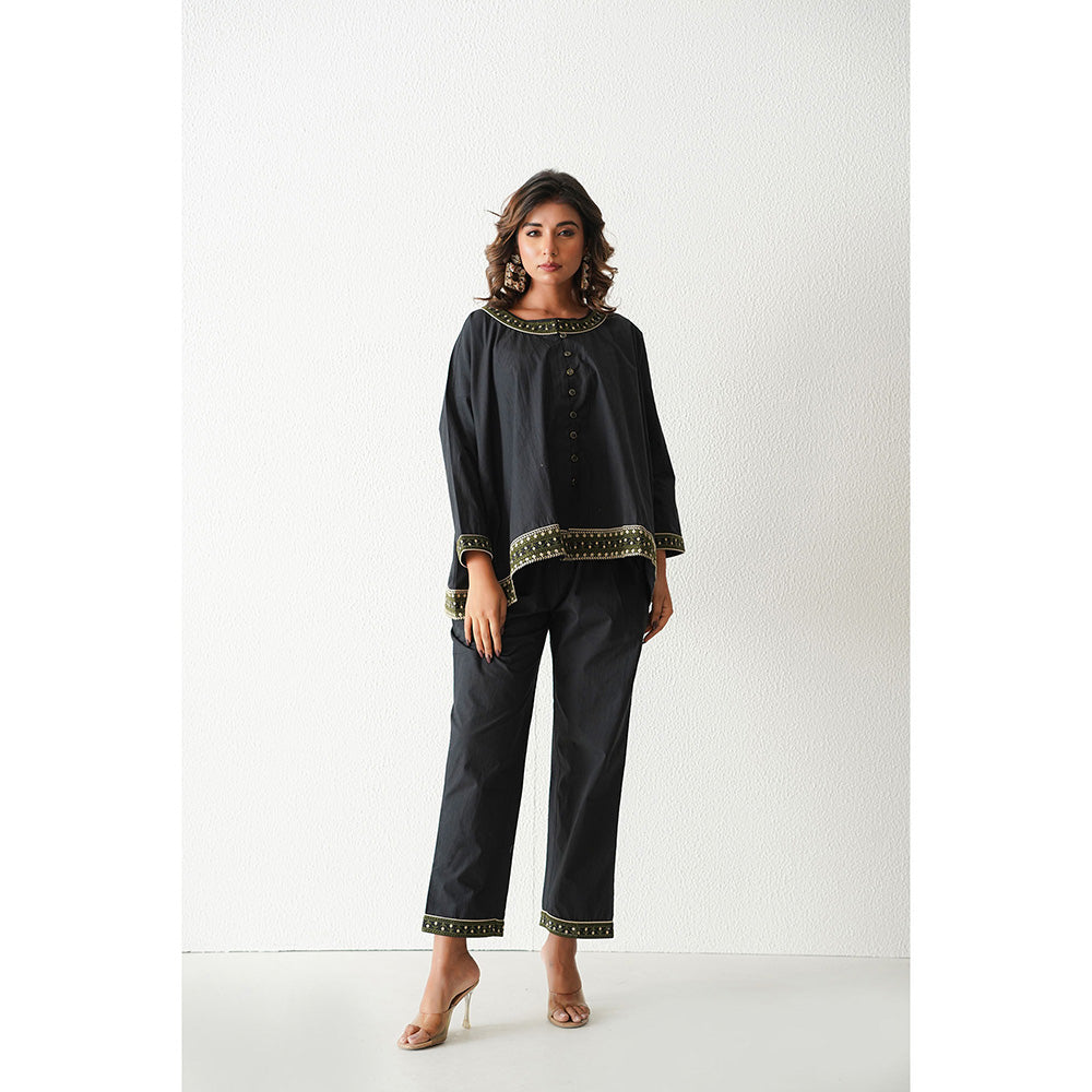 Keva Clothing Woo Woo Co-Ord - Black (Set of 2)